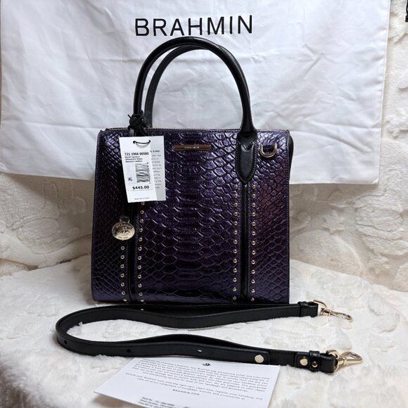 Brahmin Small Caroline Ultraviolet - The Unicorn! - Picture 5 of 11